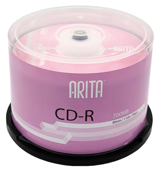 铼德e时代系列 CD-R 52速700M 空白光盘/光碟/刻录盘 桶装50片