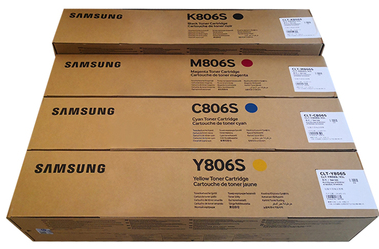 三星（SAMSUNG） 806S 原装碳粉盒 （C/M/Y/K）四色套装 适用机型MultiXpressX7600GX 四色套装