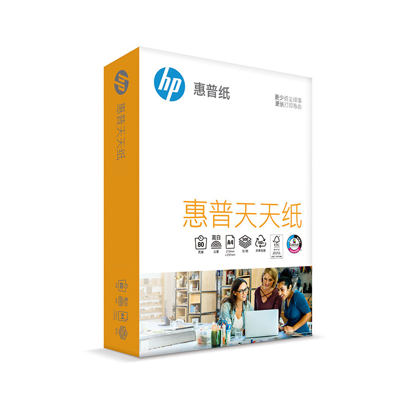 惠普（HP）CHA210C天天纸 A4 80G  （500张/包 5包/箱 2500张）